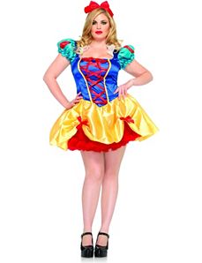 Fairy Tale Snow White Adult Plus Costume by Leg Avenue