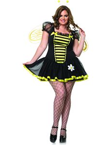 Daisy Bee Adult Plus Costume by Leg Avenue