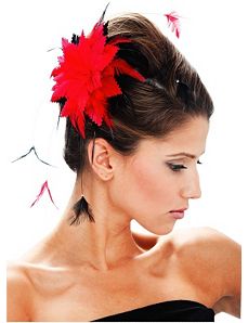 Black and Red Hair Clip by Paper Magic Group