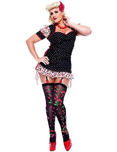 French Kiss Pinup Girl Adult Plus Costume by Paper Magic Group