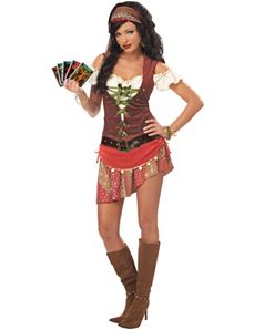 Mystic Gypsy Plus Adult Costume by California Costume Collection