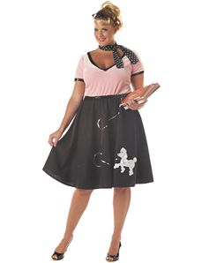 50's Sweetheart Adult Plus Costume by California Costume Collection