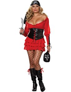 Sexy Pirate Wench Plus Adult Costume by Dreamgirl