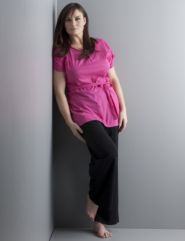 Belted Top & Smocked Pant