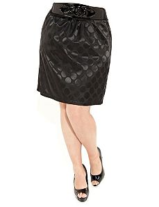 Polka Dot Dance Skirt by City Chic
