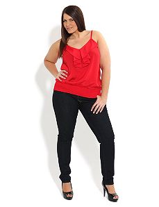 Fold Front Top by City Chic