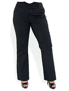 Pinstripe Tux Pants by City Chic