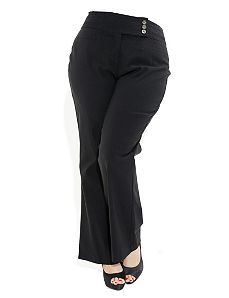 Twill Bengaline Pants by City Chic