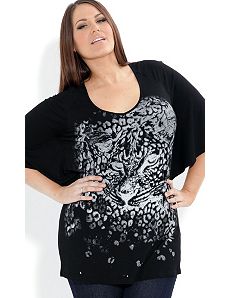 Purr Sequin Top by City Chic
