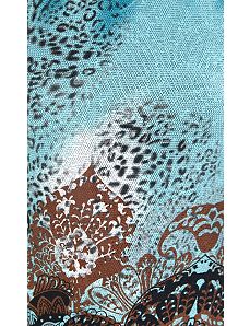 Teal Animal Top by City Chic
