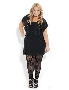 Capelet Tunic by City Chic