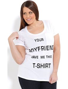 Your Boyfriends Top by City Chic