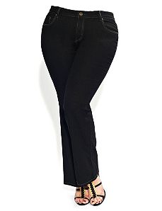 Glamourazon Black Jeans by City Chic