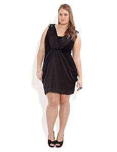 Drapey Overlay Dress by City Chic