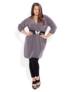 Divine Butterfly Tunic by City Chic