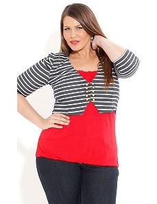 Miss Nautical Jacket by City Chic