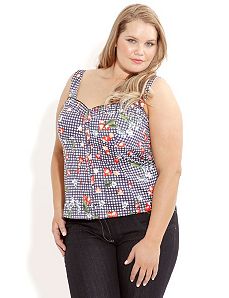 Picnic Cherries Top by City Chic
