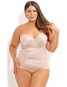 Adore Contour Strapless Bra Latte by City Chic