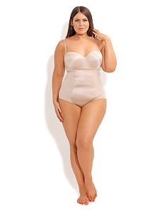 Smooth & Chic Control Brief Latte by City Chic