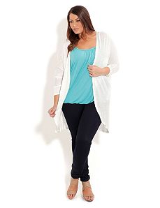 Midi Cape Cardigan by City Chic