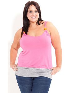 Color Splice Top by City Chic