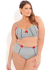 Gingham Lulu Bra by City Chic