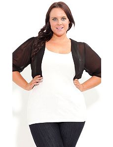 Chiffon Shrug by City Chic