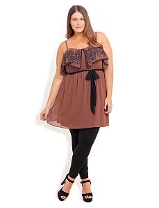 Flutter Angel Tunic by City Chic