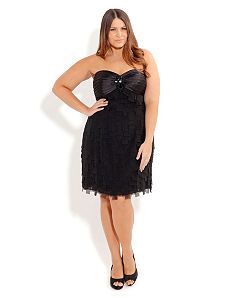 Poppy Layered Dress by City Chic