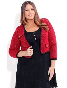 Boucle Jacket by City Chic