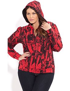 Cityscape Hoodie by City Chic
