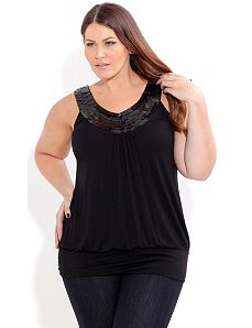Petal To The Metal Top by City Chic