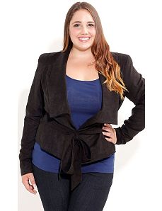 Wrap Me Up Jacket by City Chic