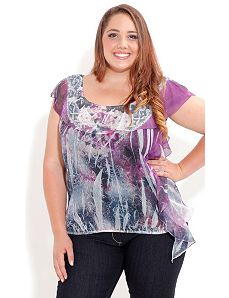 Rose Garden Top by City Chic