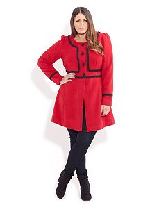 Oh So Chic Coat by City Chic