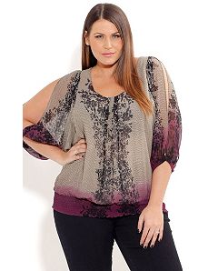 Lacey Lady Top by City Chic