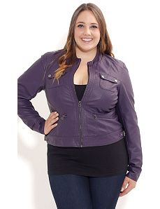 Joni Biker Jacket by City Chic