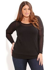 Basic Modal Top by City Chic
