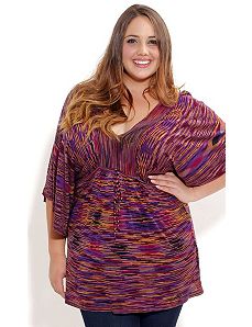 Rainbow Yarn Jumper by City Chic