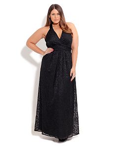 Jacquard Geometric Maxi by City Chic
