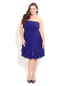 Cassie Ruffle Dress by City Chic