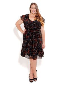Winter Garden Dress by City Chic
