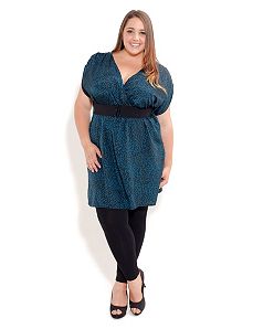 Animal Wrap Tunic by City Chic