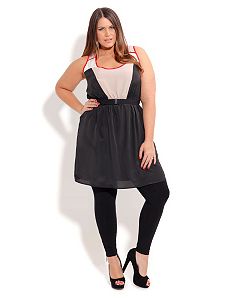Spliced Color Tunic by City Chic