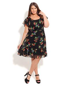 Pretty Posie Dress by City Chic