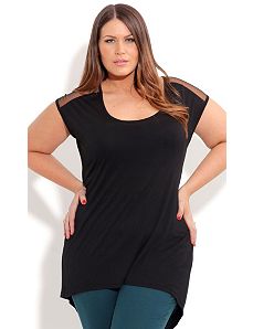 Must Have Mesh Top by City Chic