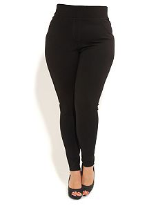 Pull On Skinny Pants by City Chic