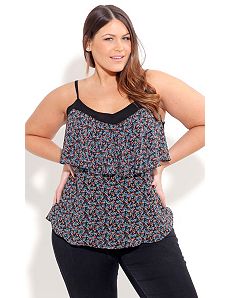 Strappy Daisy Top by City Chic