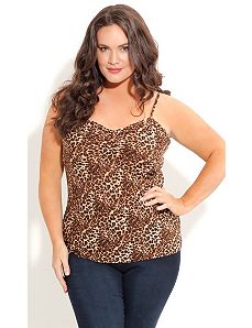 Gathered Front Cami by City Chic