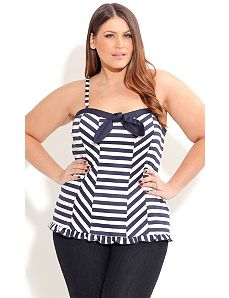 Sailor Sally Corset by City Chic
